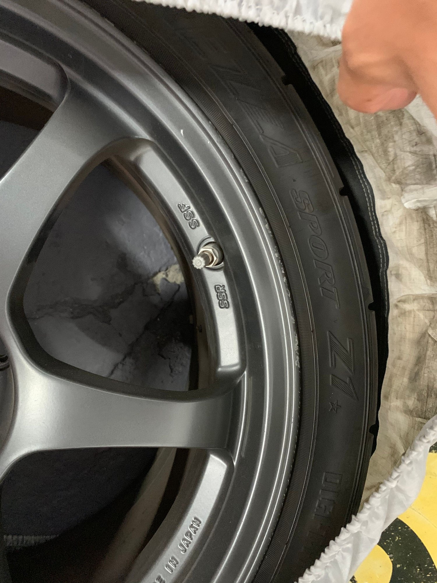 Wheels and Tires/Axles - SSR Type C 5x100 18x9.5 +22 with tires - Used - 2008 to 2015 Mitsubishi Lancer Evolution - Teaneck, NJ 07666, United States