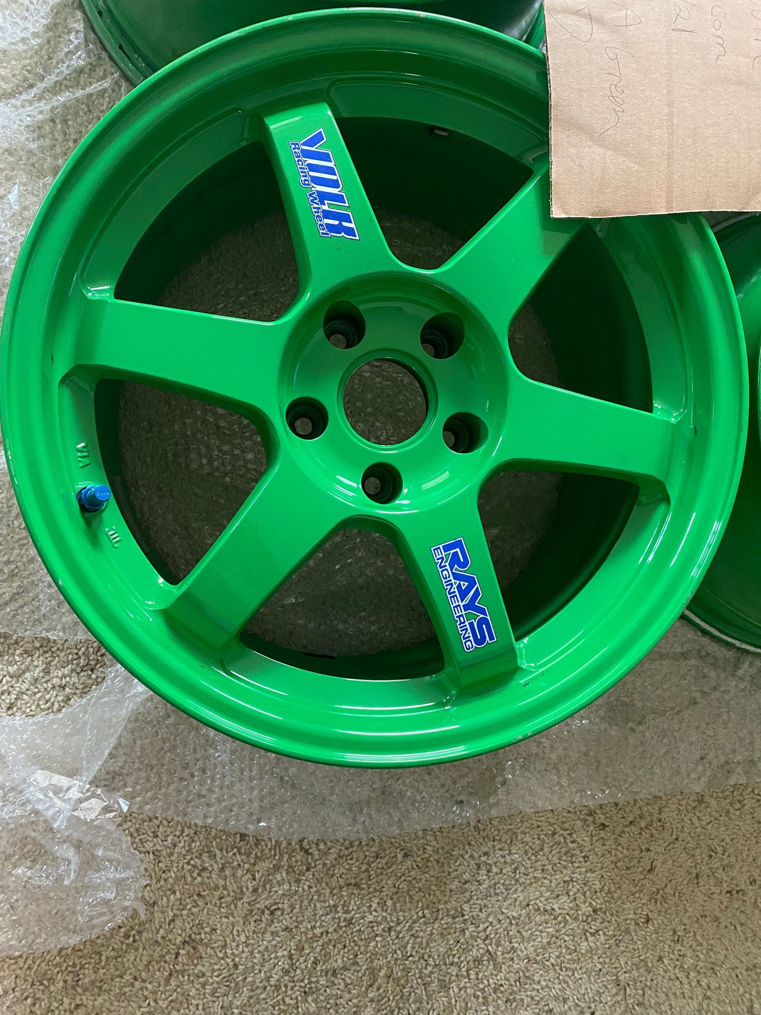 Wheels and Tires/Axles - Takata Green TE37 - Used - 2000 to 2021 Mitsubishi All Models - Portland, OR 97236, United States