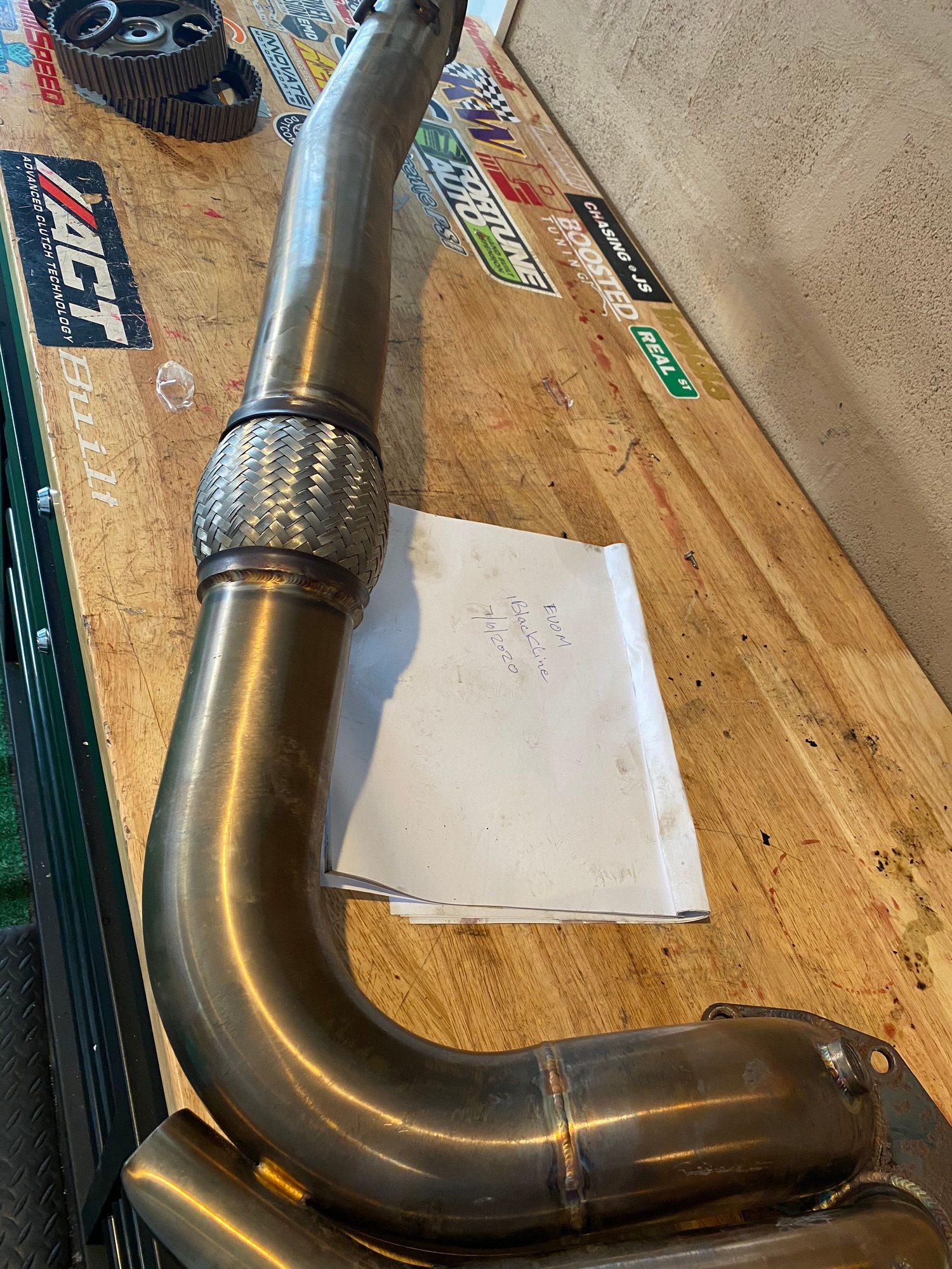 Engine - Exhaust - STM O2 Dump/Downpipe - Used - 2001 to 2006 Mitsubishi Lancer Evolution - New York, NY 11420, United States