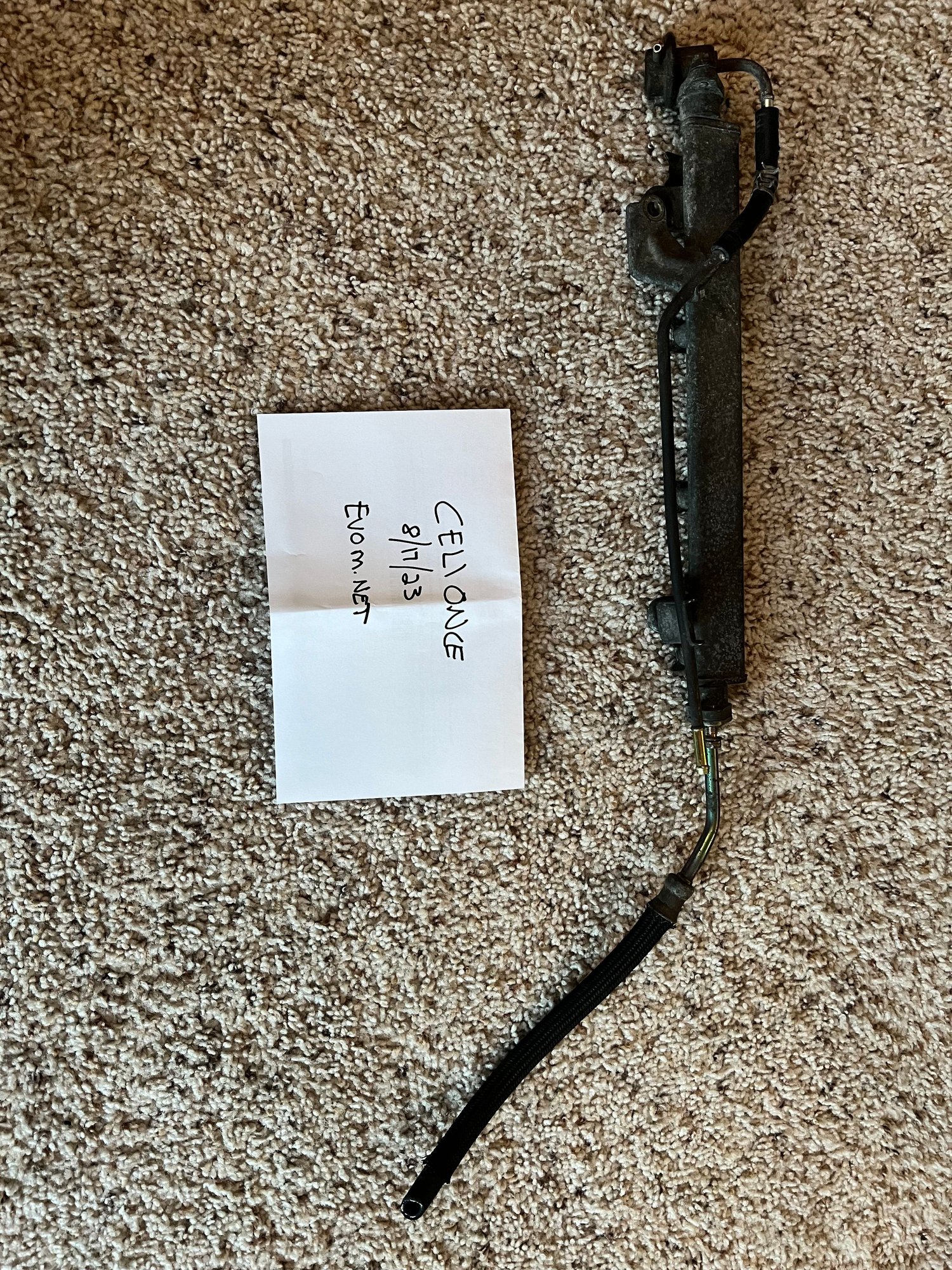 Engine - Intake/Fuel - OEM Evo 9 Fuel Rail - Used - 2003 to 2006 Mitsubishi Lancer Evolution - Seattle, WA 98101, United States