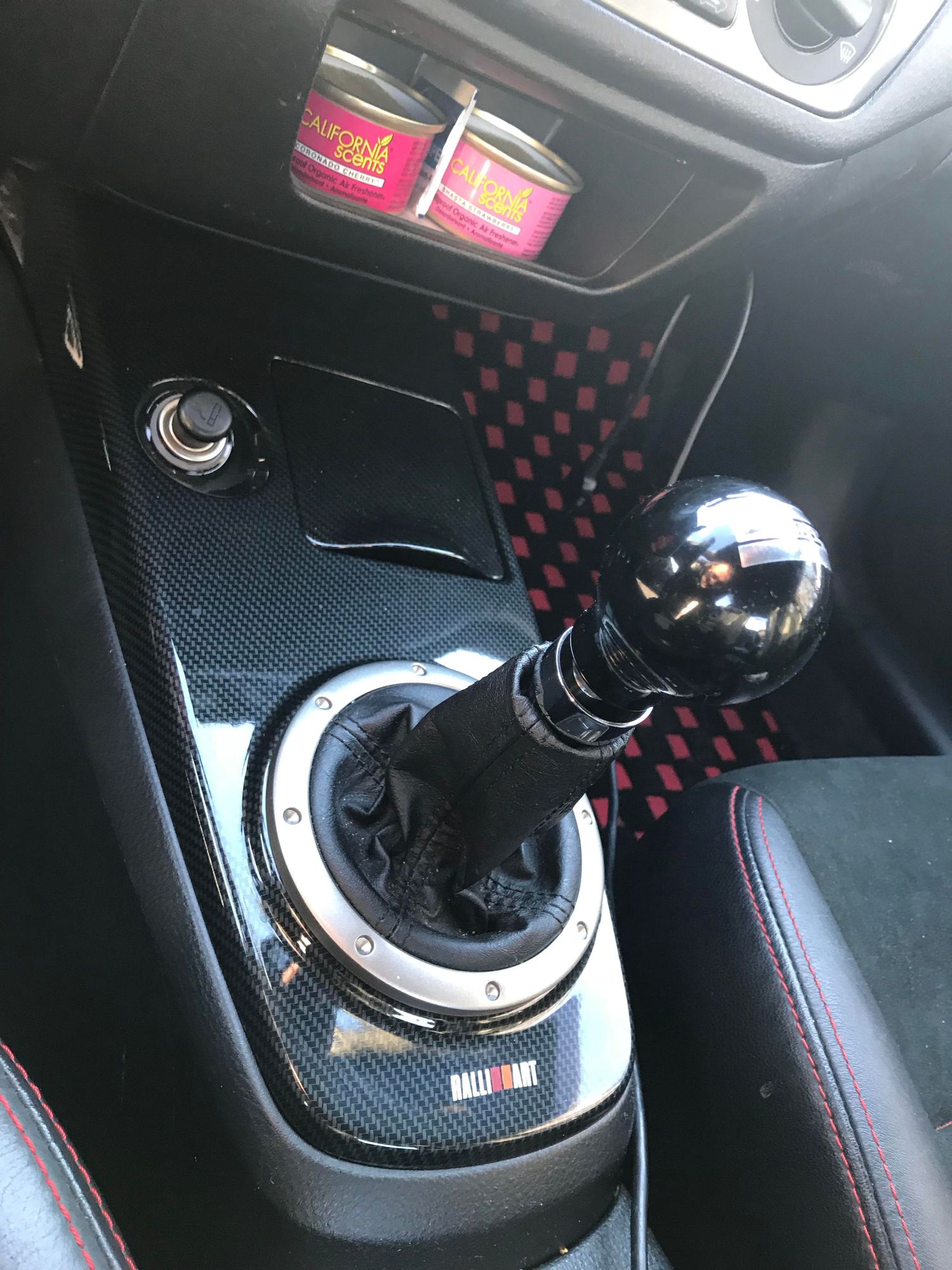 FS [Northeast] ULTRA RARE RALLIART Carbon Fiber Shift Console for Evo