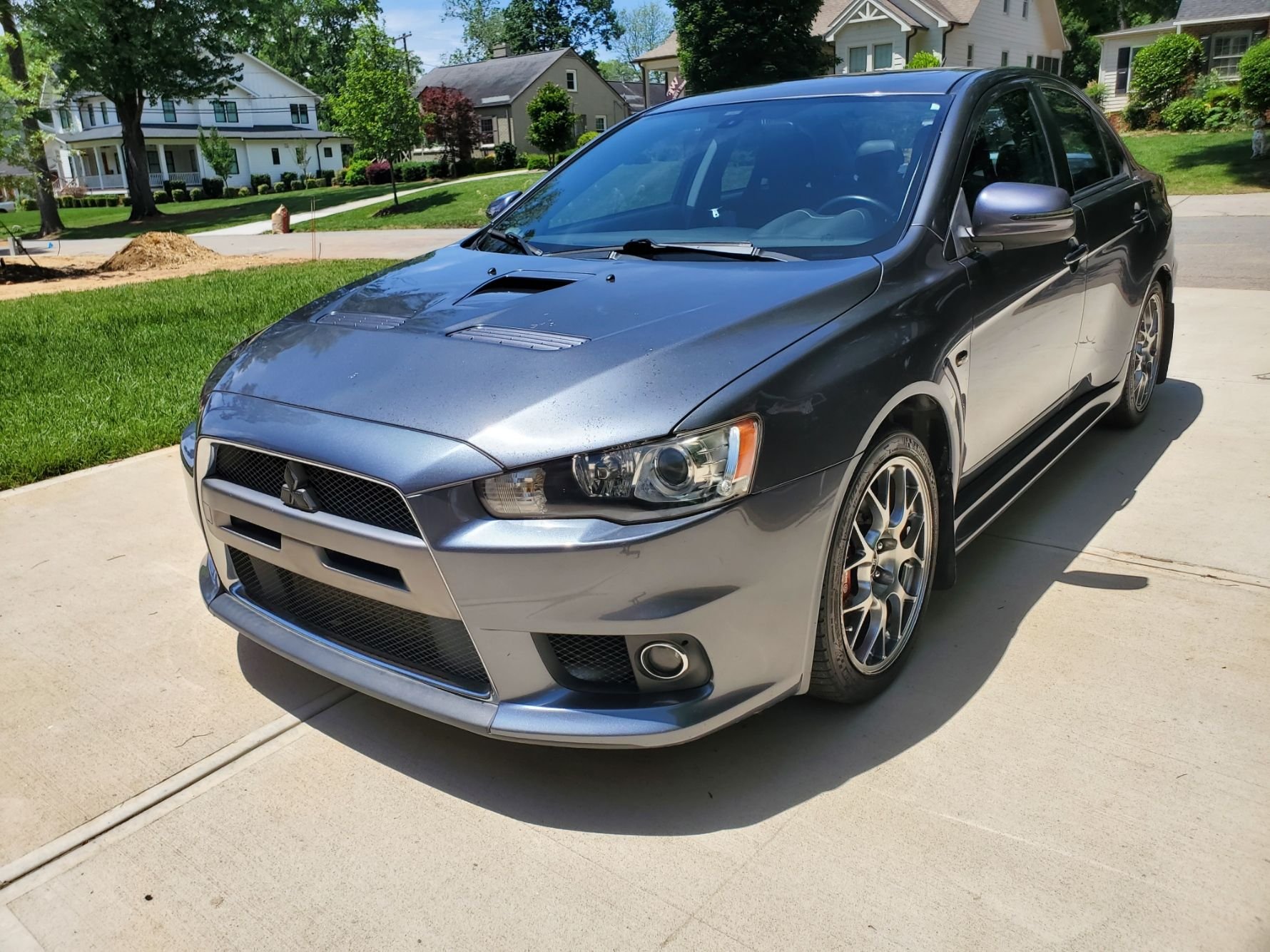 2010 Mitsubishi Lancer Evolution - 2010 Mitsubishi Lancer Evolution X MR Touring - Graphite Gray (Mostly Stock) - Used - VIN JA32W5FV0au030566 - 65,909 Miles - 4 cyl - AWD - Automatic - Sedan - Gray - Charlotte, NC 28209, United States