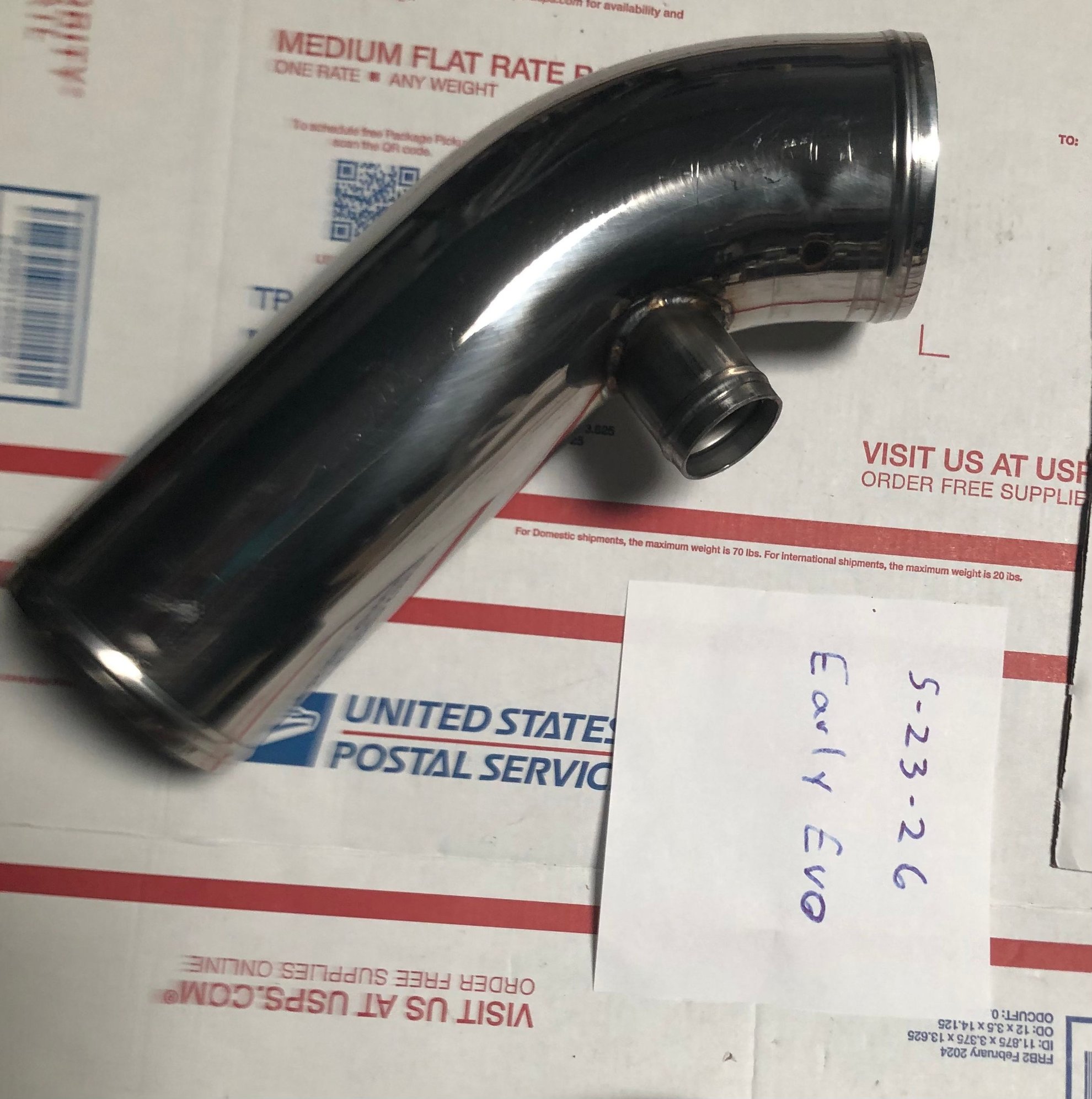 Engine - Intake/Fuel - BR 3 inch intake pipe for Evo 8/9 - Used - 2003 to 2006 Mitsubishi Lancer Evolution - Henderson, NV 89052, United States