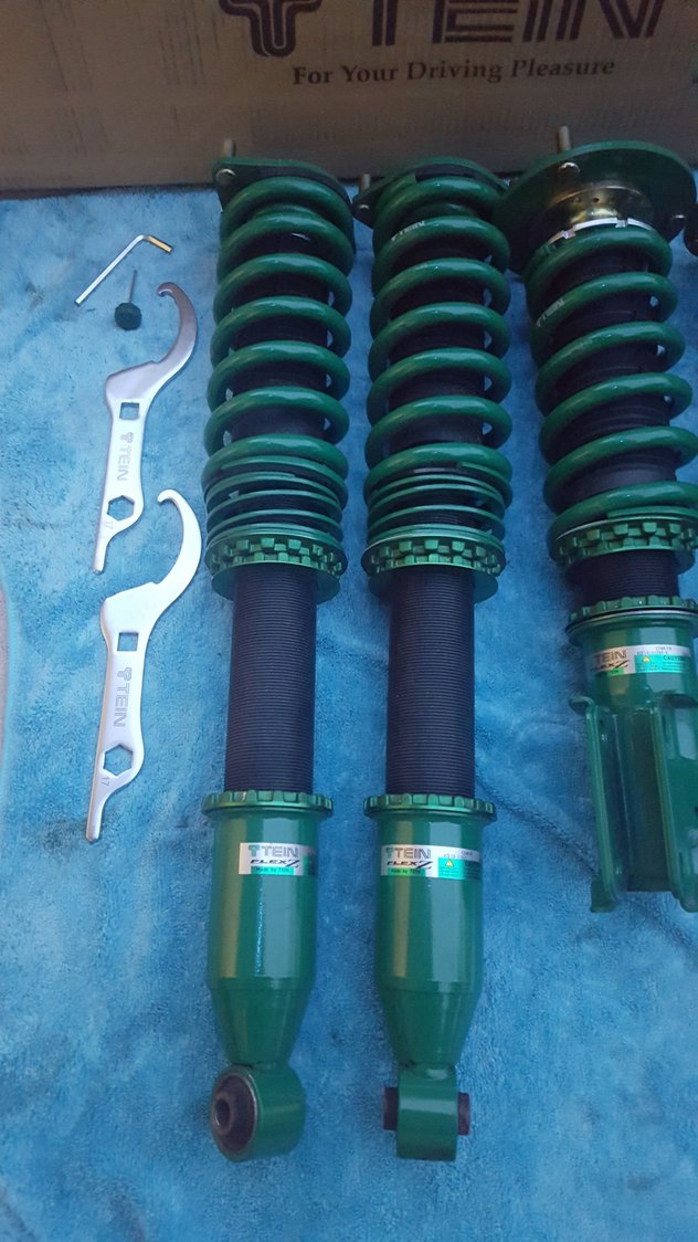Steering/Suspension - EVO X Tein Flex Z Coilovers less than 500 miles Mint Condition, Cusco Front Strut Bar - Used - 2008 to 2015 Mitsubishi Lancer Evolution - Orlando, FL 32825, United States
