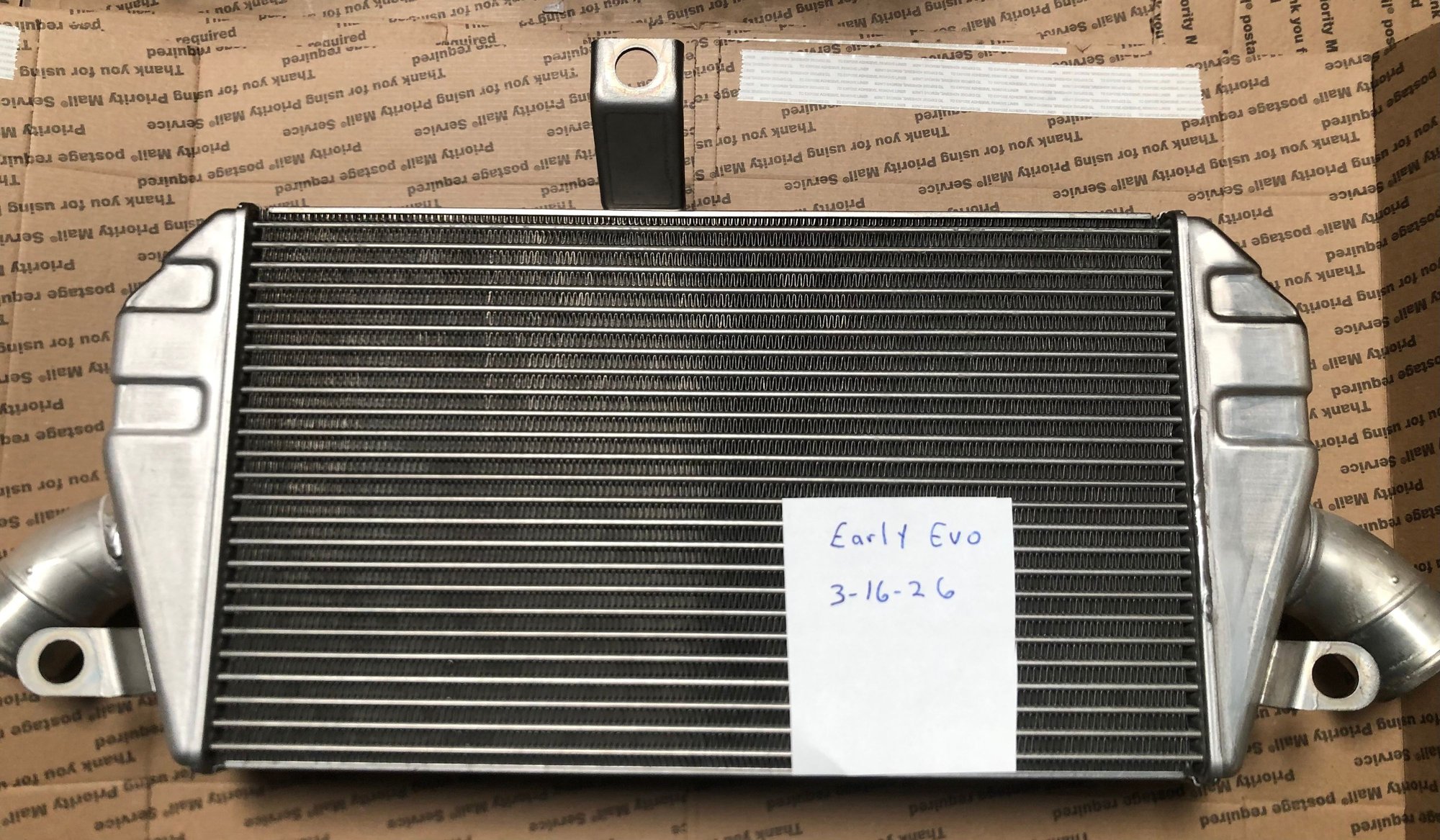 Engine - Intake/Fuel - Evo 8/9 OEM Intercooler. - New - 2003 to 2006 Mitsubishi Lancer Evolution - Henderson, NV 89052, United States