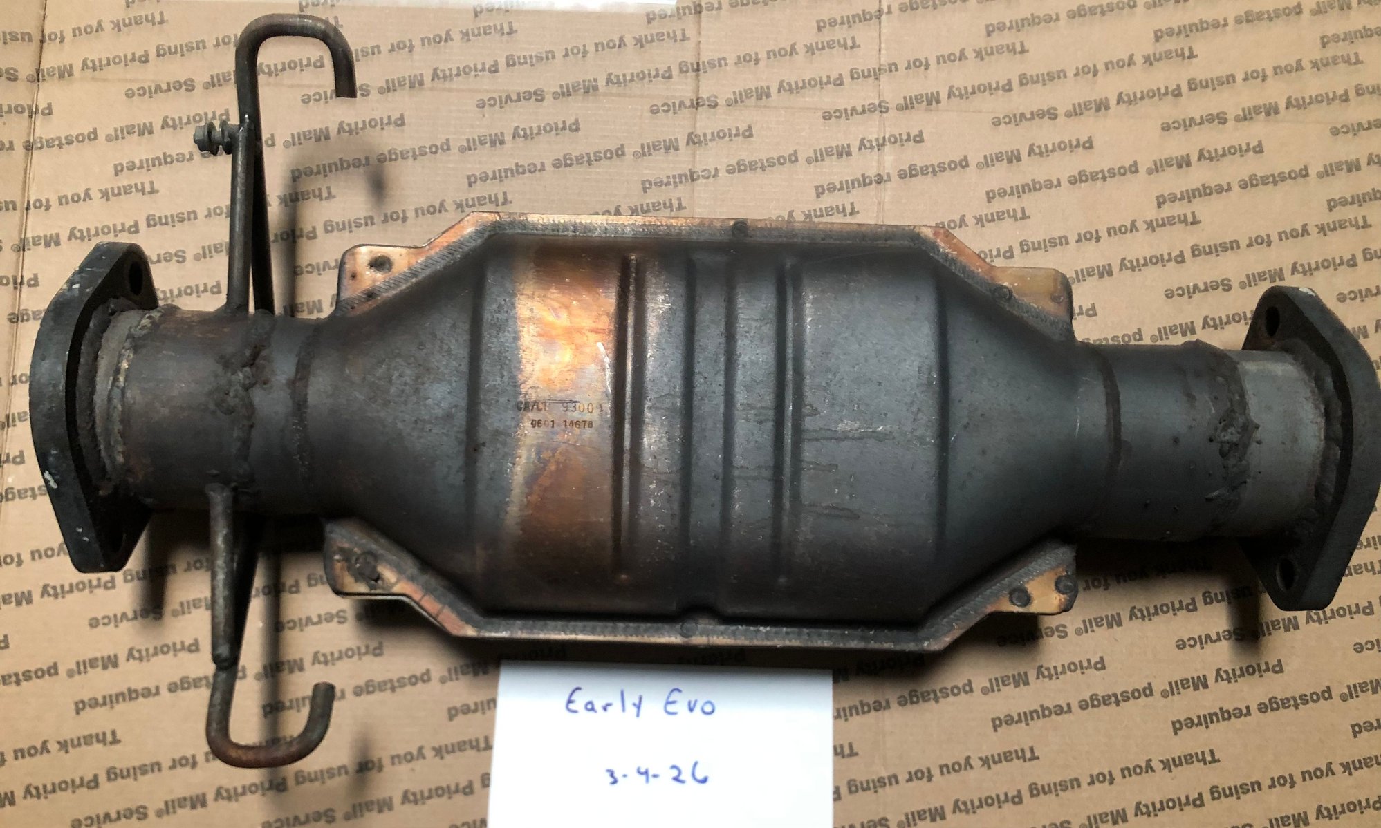 Engine - Exhaust - 3 inch decoy cat converter. - Used - 2003 to 2006 Mitsubishi Lancer Evolution - Henderson, NV 89120, United States