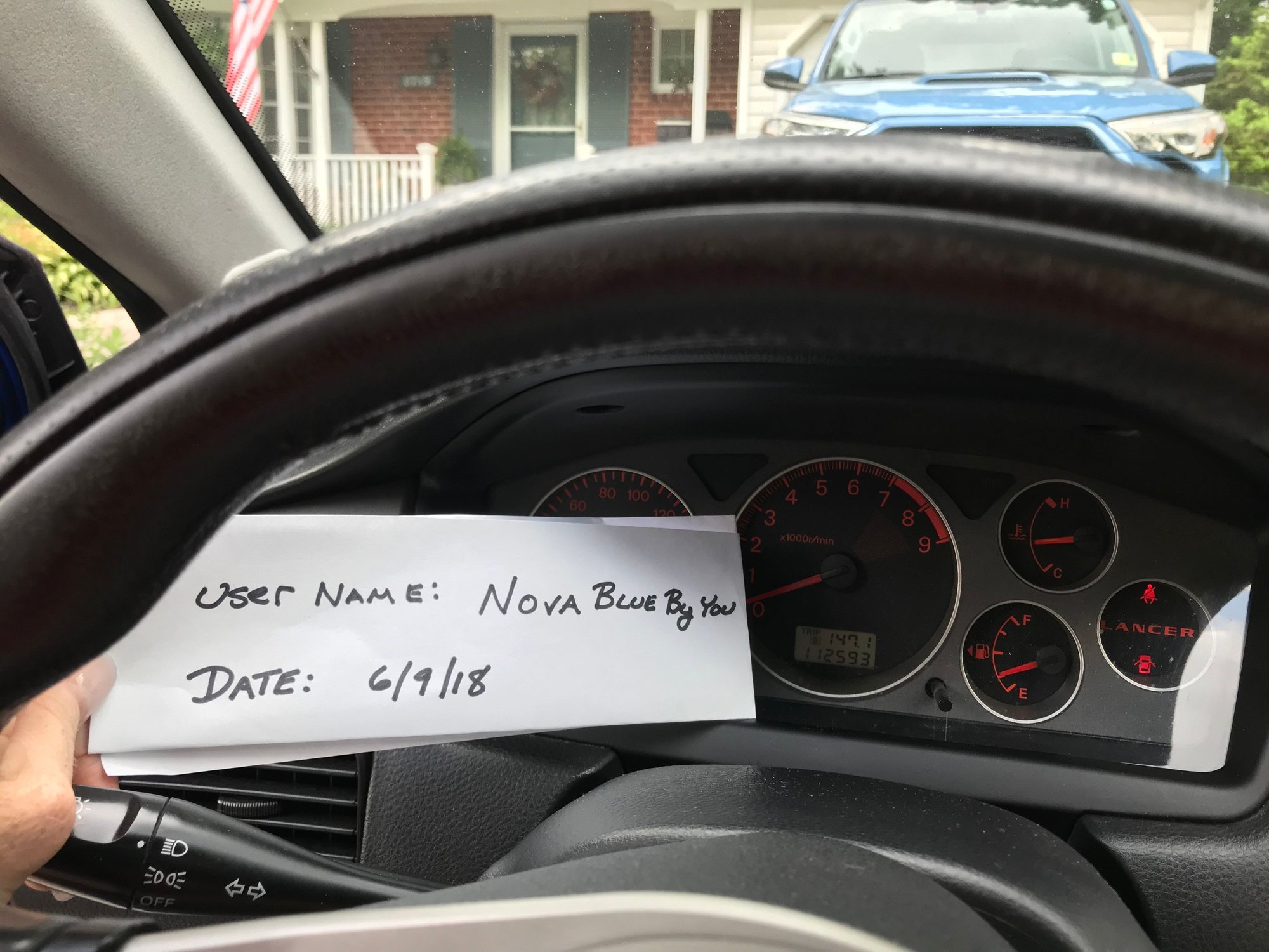2003 Mitsubishi Lancer Evolution - For Sale: 2003 Mitsubishi Lancer Evolution, Original Owner - Used - VIN JA3AH86F73U098611 - 112,600 Miles - 4 cyl - AWD - Manual - Sedan - Blue - Springfield, VA 22151, United States