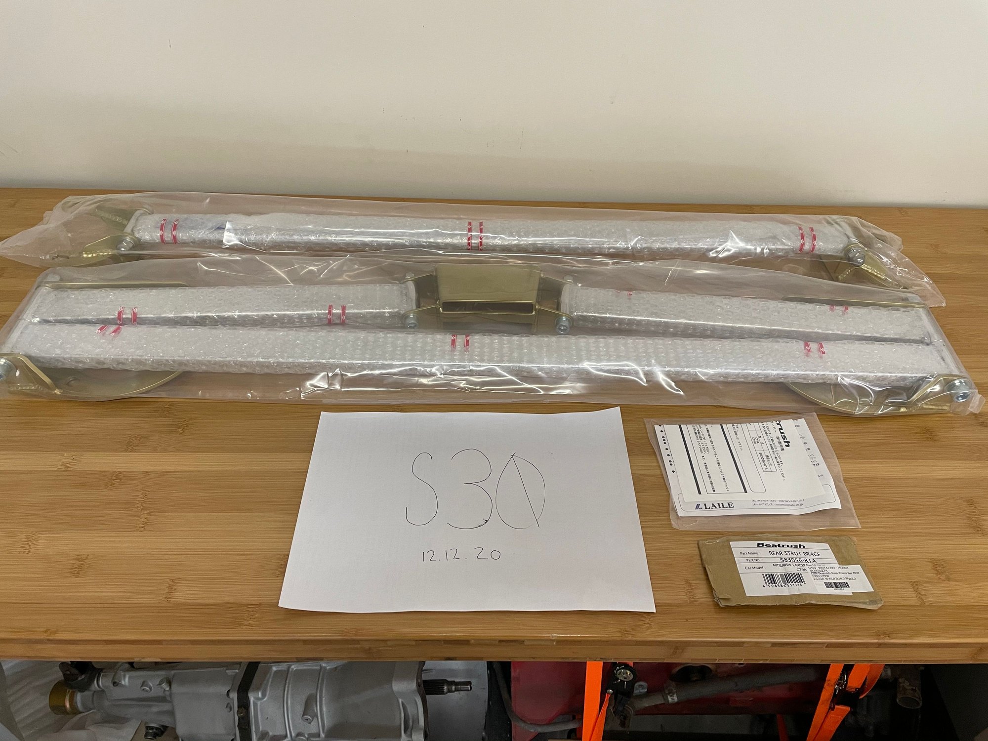 Exterior Body Parts - Brand new Beatrush (Laile) front and rear strut bars - New - 2003 to 2007 Mitsubishi Lancer Evolution - San Jose, CA 95125, United States