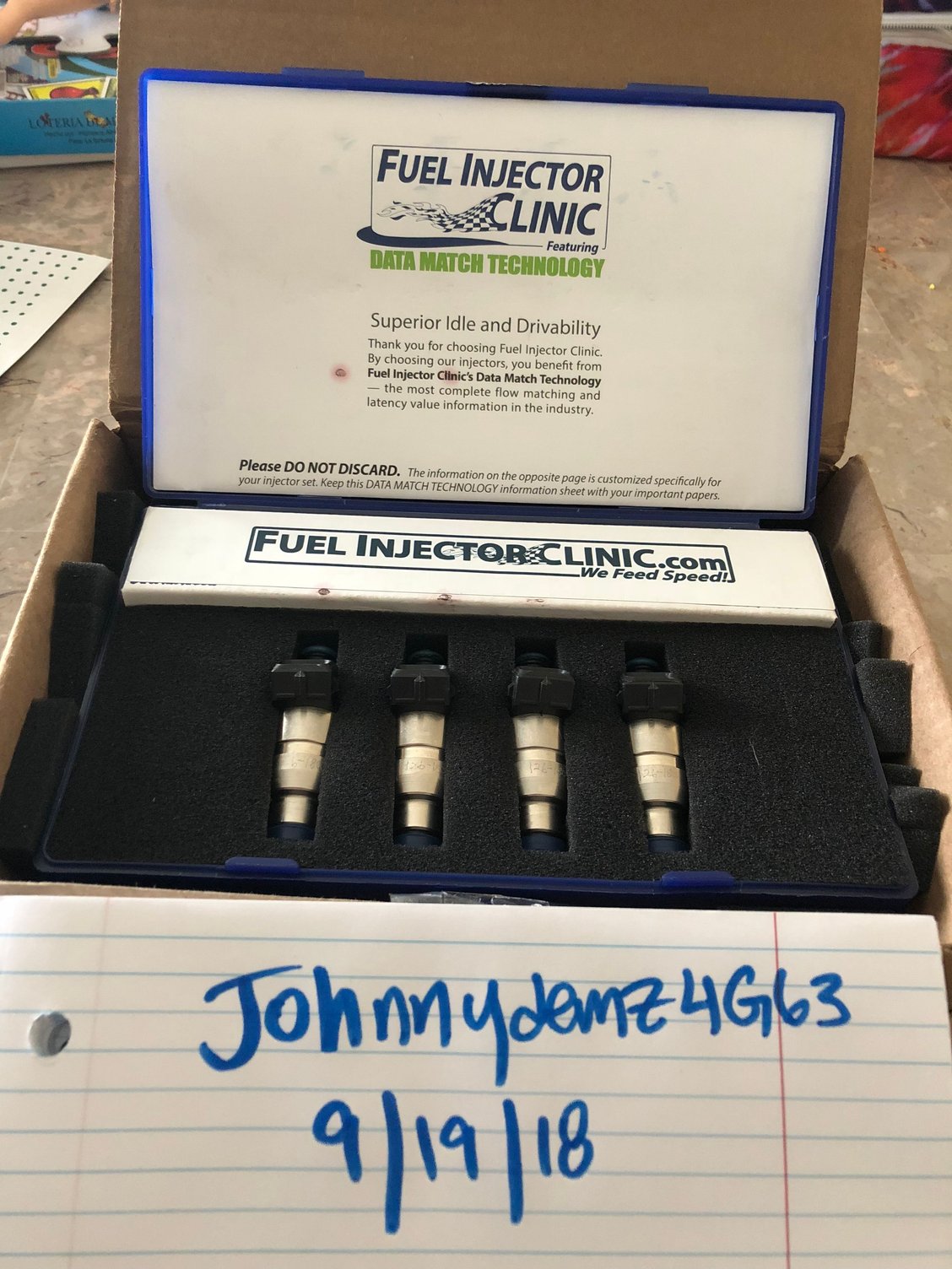 Engine - Intake/Fuel - Evo 8/9 fic 1800cc low imp injectors - New - 2003 to 2006 Mitsubishi Lancer Evolution - Aurora, CO 80011, United States