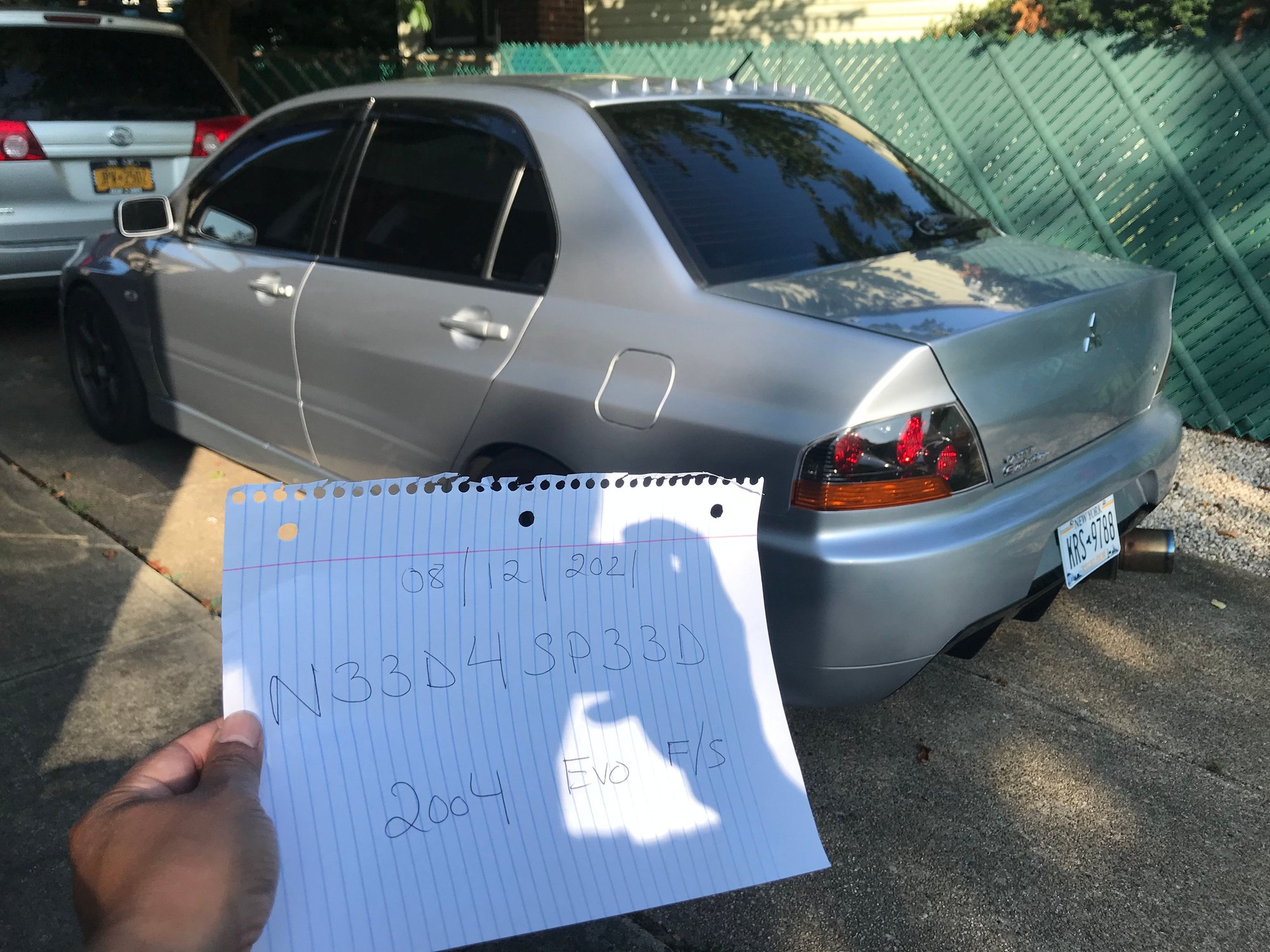 2004 Mitsubishi Lancer Evolution - 2004 Evo - Used - VIN JA3AH86DX4U068048 - 4 cyl - AWD - Manual - Sedan - Gray - Queens, NY 11358, United States