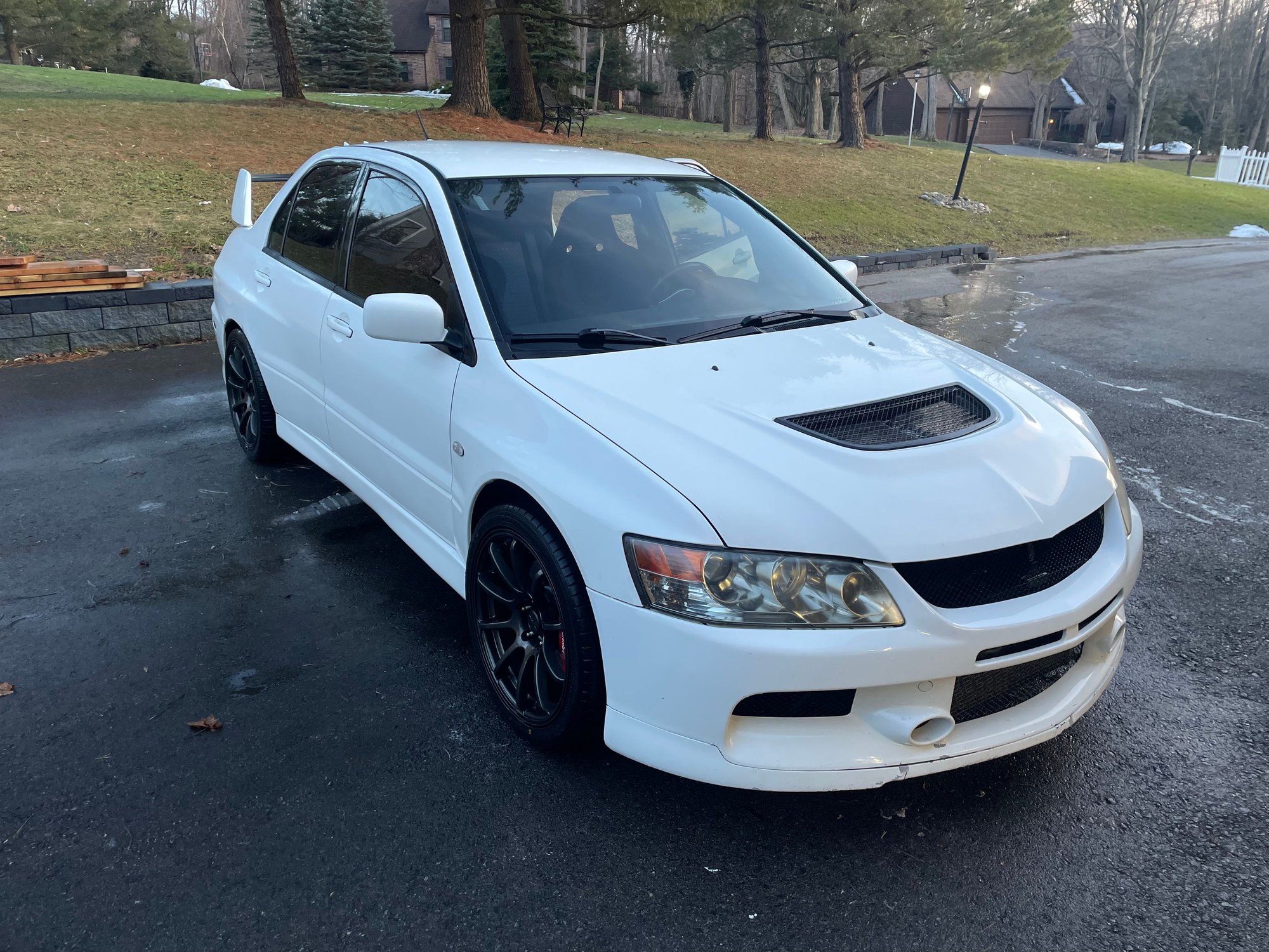 2003 Mitsubishi Lancer Evolution - FS: 2003 Mitsubishi Lancer Evolution - Used - VIN JA3AH86F030124529 - 115,000 Miles - 4 cyl - AWD - Manual - Sedan - White - Hamburg, NY 14075, United States