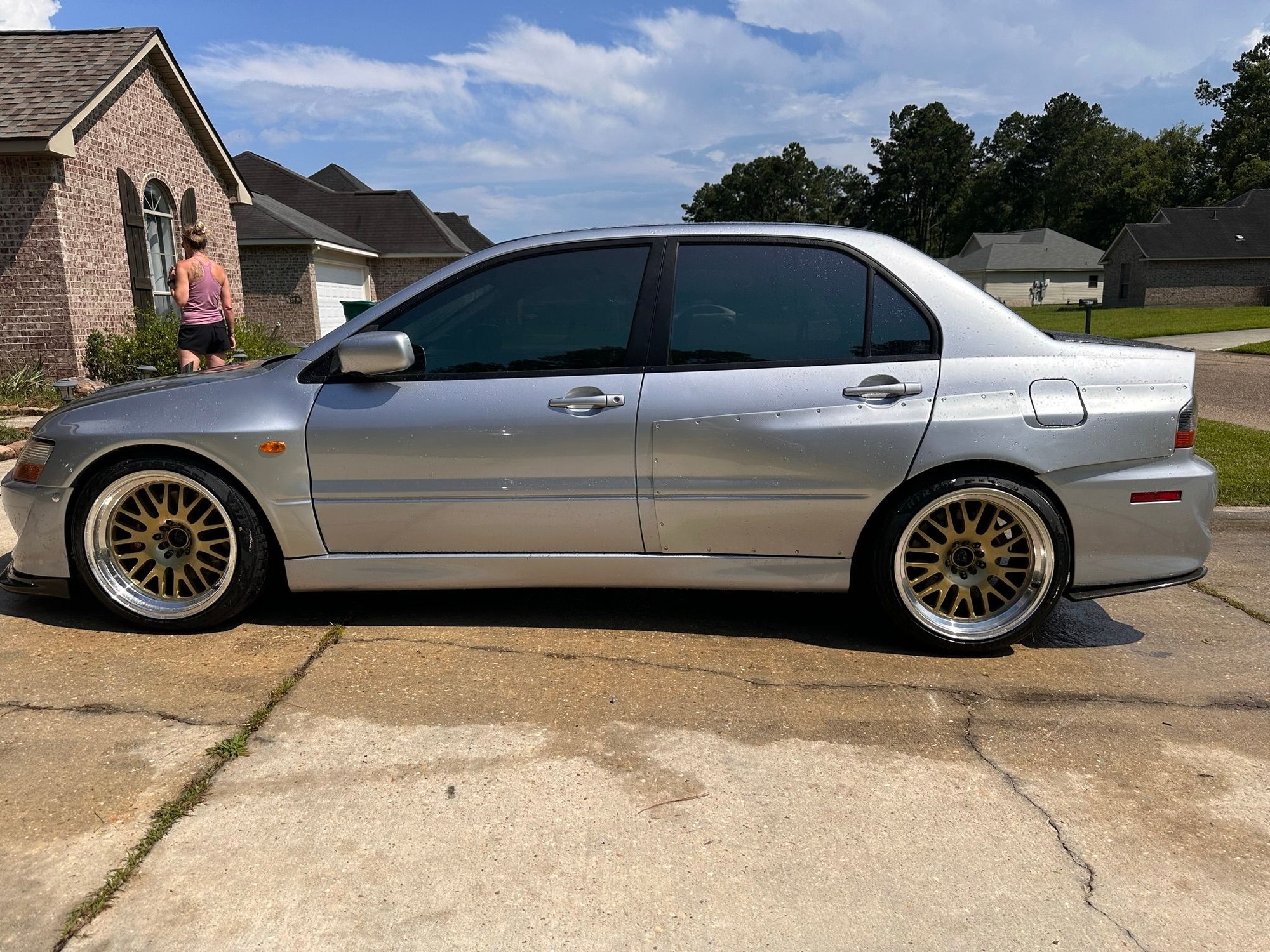 2005 Mitsubishi Lancer Evolution - 2005 Mitsubishi Evolution VIII - Used - VIN JA3AH86D15U025817 - 72,000 Miles - 4 cyl - AWD - Manual - Sedan - Silver - Baton Rouge, LA 70818, United States