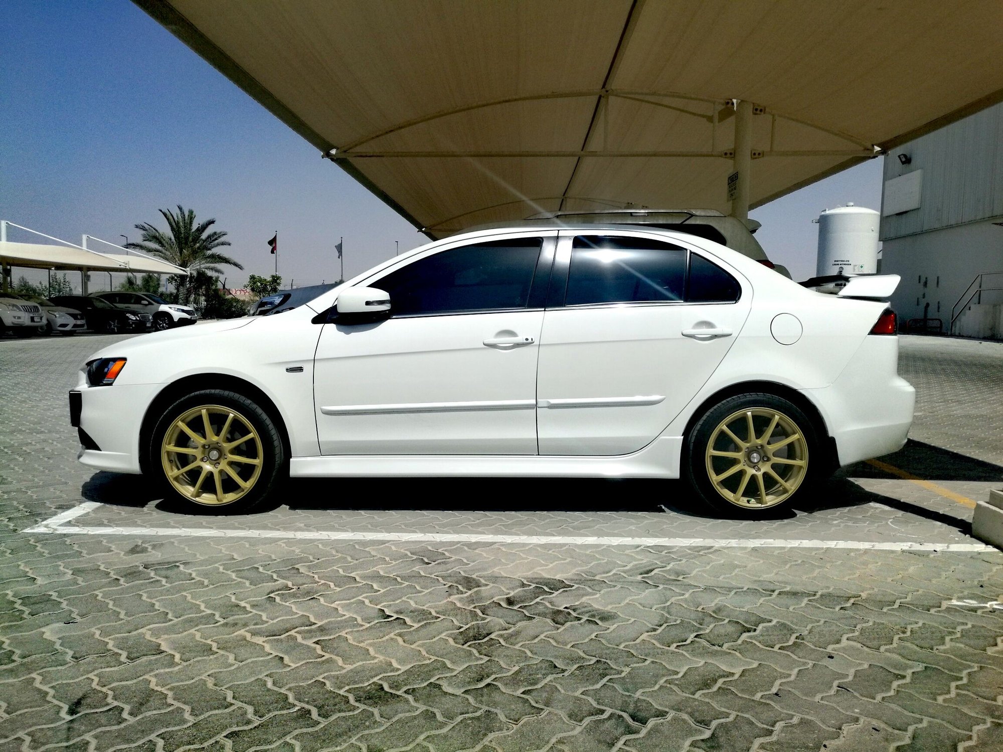 Lowering my Lancer 18x8.0jj Offset +35 EvolutionM Mitsubishi Lancer