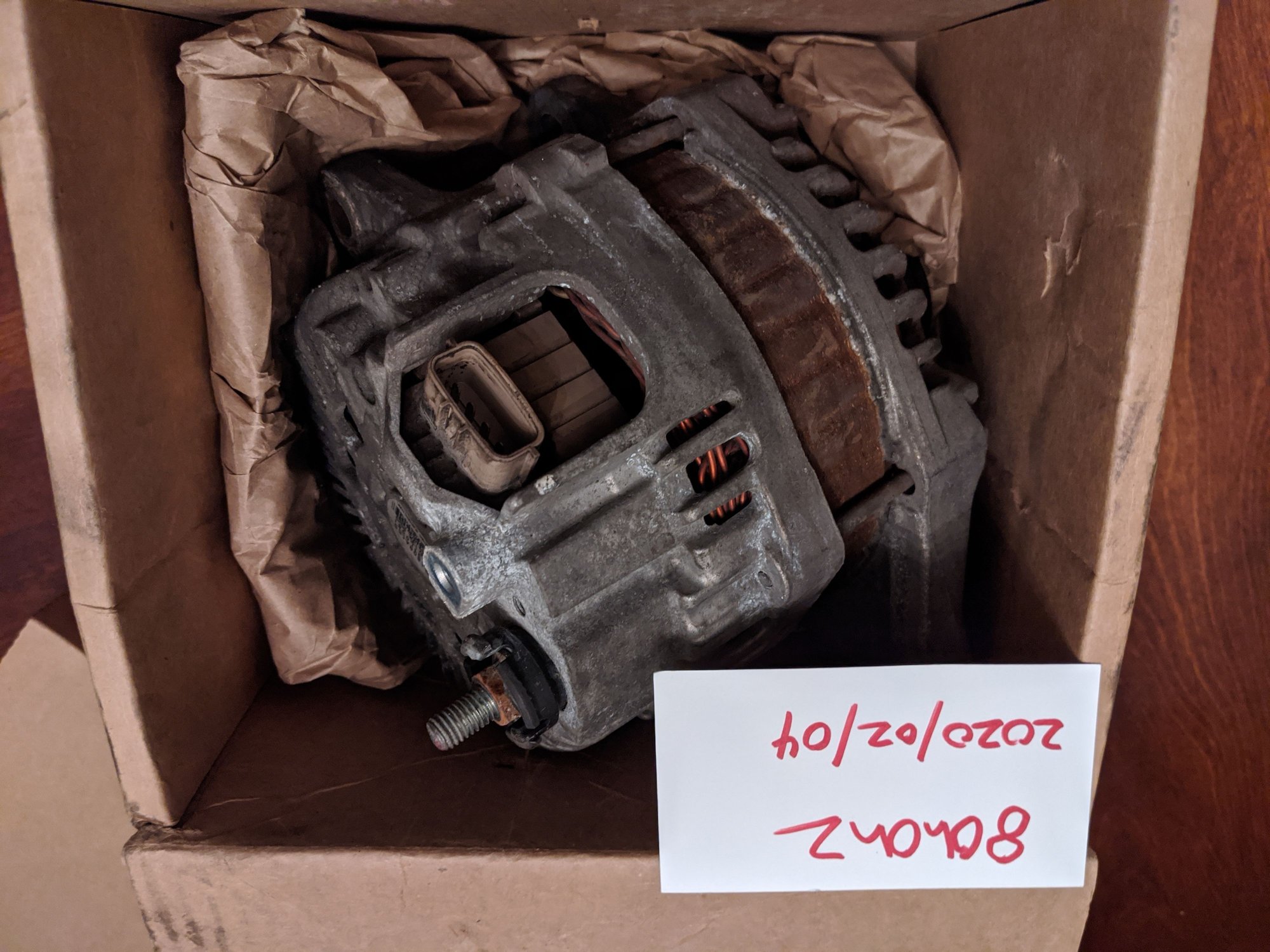 Engine - Electrical - Alternator Core M1800A155D - Used - 2005 to 2015 Mitsubishi Lancer Evolution - Nepean, ON K2H5J7, Canada