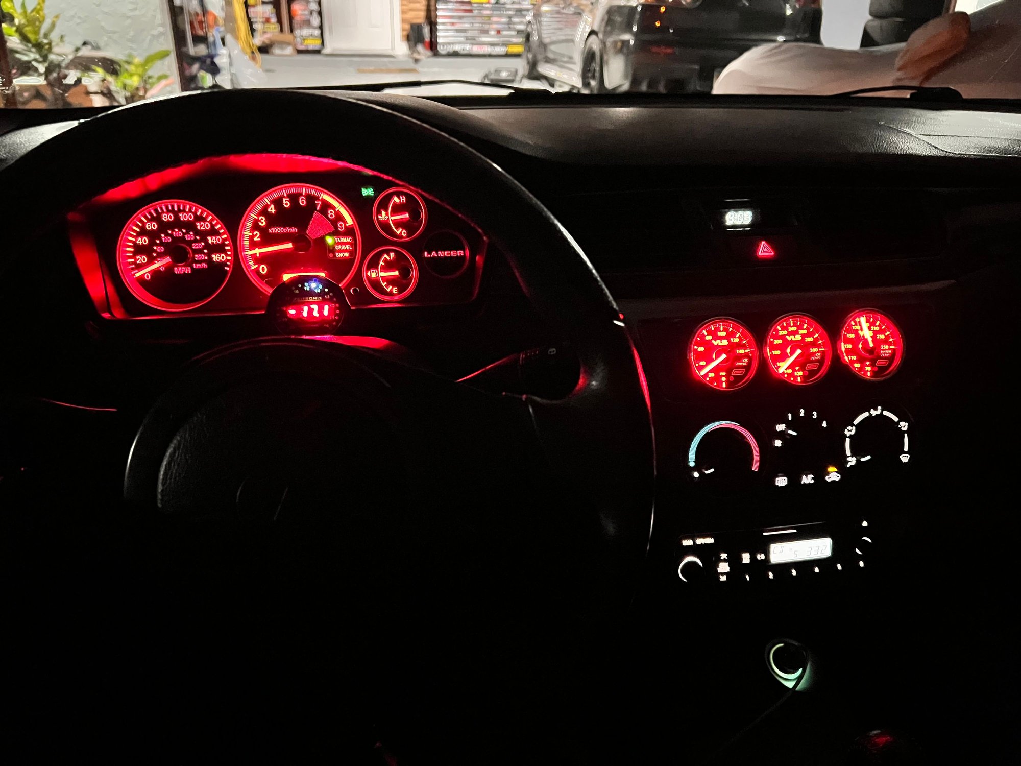 Accessories - Triple gauge setup - Used - 2000 to 2009 Mitsubishi Lancer Evolution - Boca Raton, FL 33434, United States