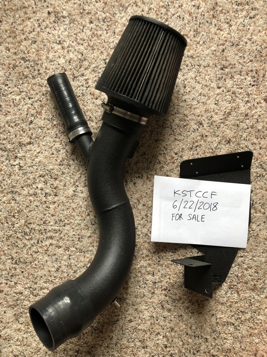 Engine - Intake/Fuel - EVO X AMS intake with heatshield - Used - 2008 to 2015 Mitsubishi Lancer Evolution - Alexandria, VA 22310, United States