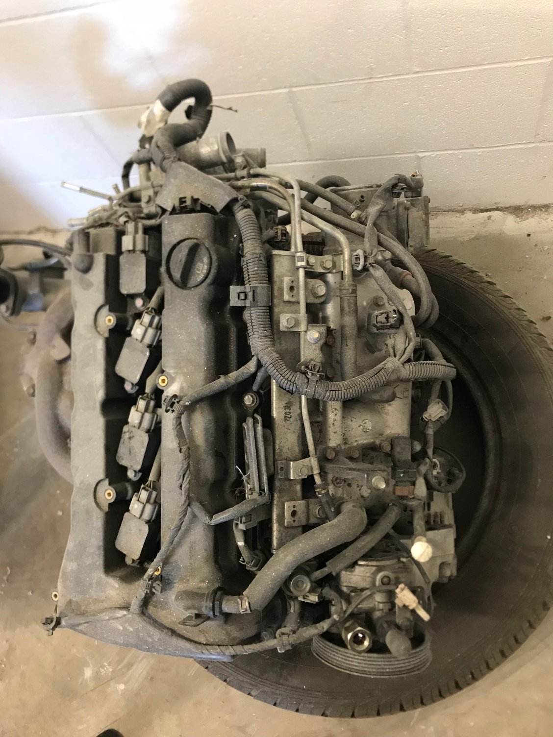 Engine - Complete - 2008 EvoX oem long block - Used - 2008 to 2015 Mitsubishi Lancer Evolution - Columbus, OH 43136, United States
