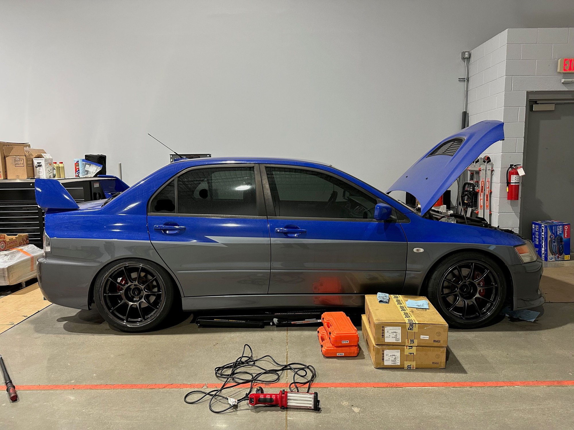 How the car currently sits