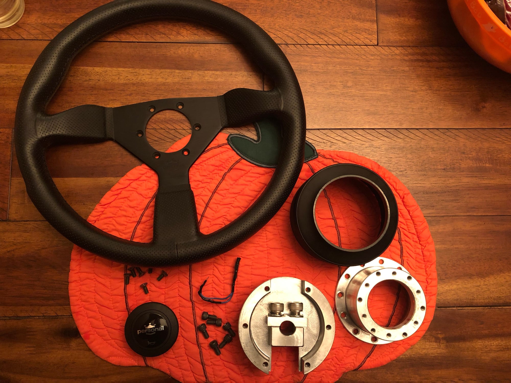 Steering/Suspension - Nardi-Personal Grinta steering wheel with Works Bell JDM boss kit - Used - 2003 to 2006 Mitsubishi Lancer Evolution - Staten Island, NY 10308, United States
