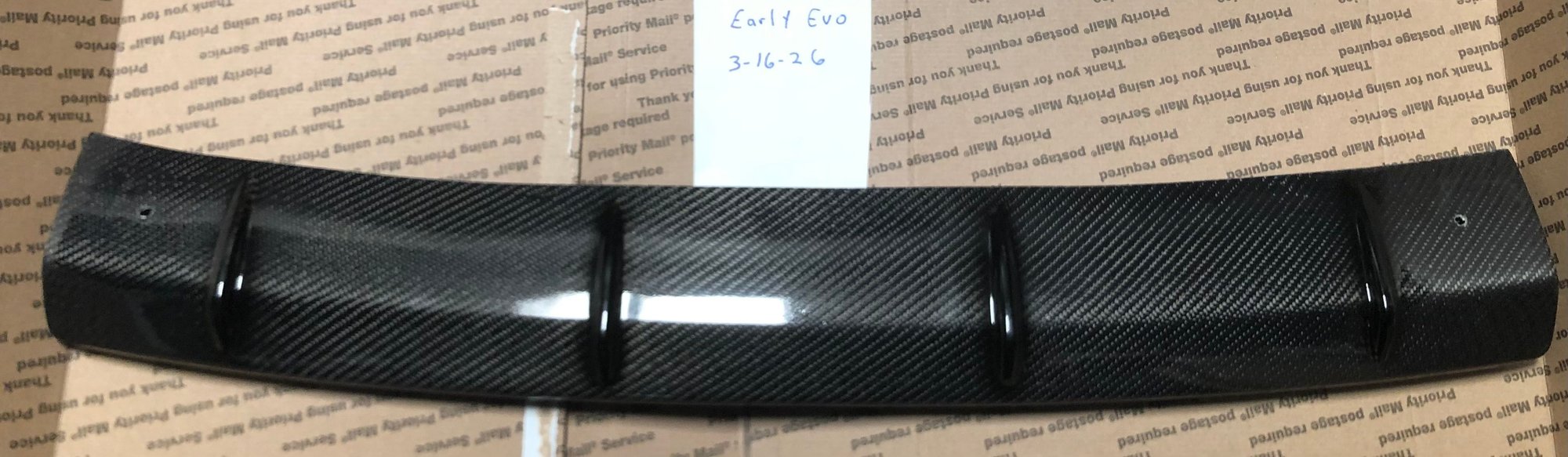 Exterior Body Parts - Evo X carbon rear diffuser - New - All Years  All Models - Henderson, NV 89052, United States