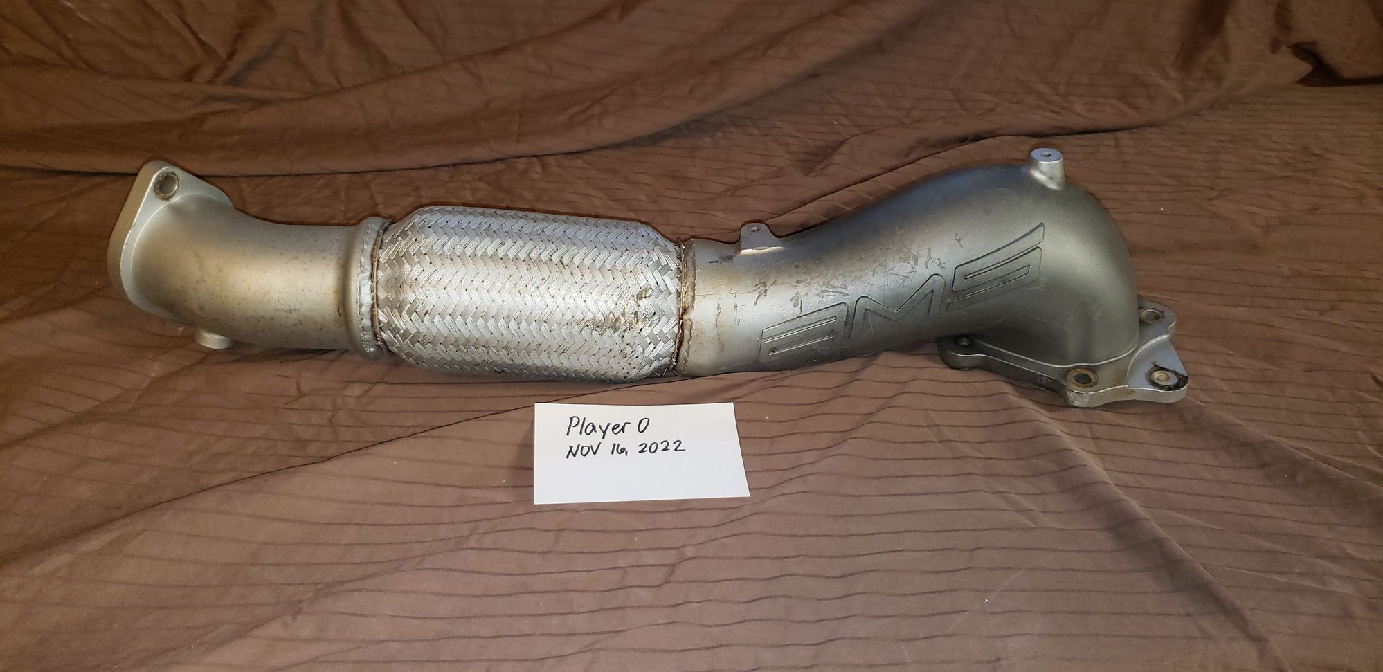Engine - Exhaust - 2008-2015 Evo X AMS Widemouth Downpipe - Used - 0  All Models - Billerica, MA 01821, United States