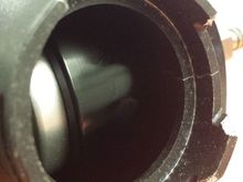 Hairline crack in valve body