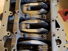 ARP hardware everywhere.  Here you can see the second place MAP used to balance the crank shaft.