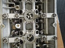 Top view of cylinder head right after unboxing.