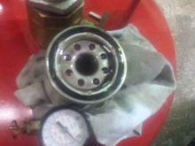 Oil filter was brand new and put on only 1 week prior