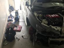 getting everything ready for powdercoat