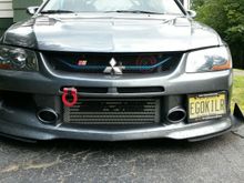I like what you did! Smart idea! Here's another  idea that I did. $11.00 ebay mount that requires no drilling on the face of the bumper, only 2 small holes on the upper inside of the air duct that does nothing.
