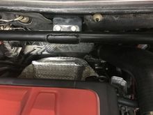 18k tucked in behind stock heat shield