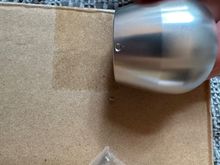 Set screw and set screw hole to prevent shift knob from unscrewing from base