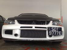 Ralliart CF Front Lip