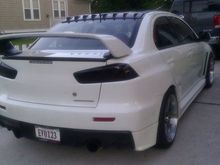 my sprayed tail