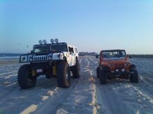 My YJ on the North End with Kamal from 4Wheel Mag