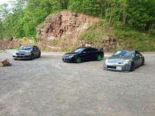 Road trip in the mountains.