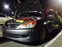 Matching engine bay!