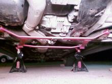 Made some room for a nice new big shiny downpipe!