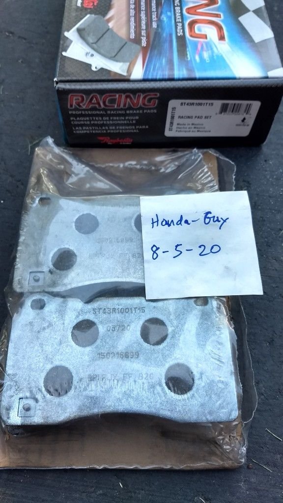 Brakes - Raybestos ST43 front pads - New - 2003 to 2016 Mitsubishi Lancer Evolution - Carlisle, PA 17013, United States