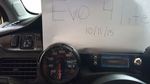 Defi oil pressure guage 160