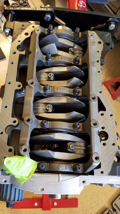 ARP hardware everywhere.  Here you can see the second place MAP used to balance the crank shaft.