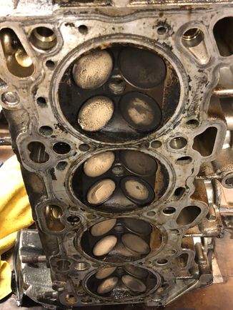 Old valves, pretty dirty