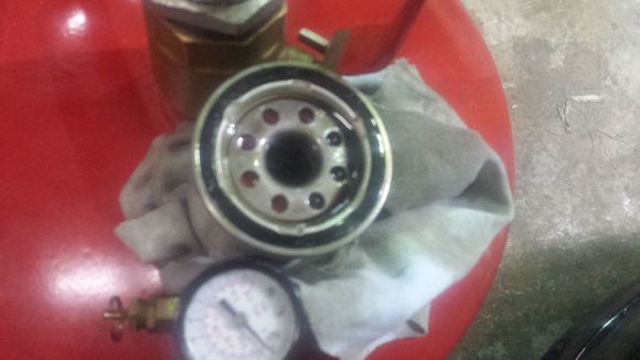 Oil filter was brand new and put on only 1 week prior