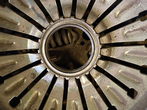 ^ Pressure plate of my Mitsubishi dealer-installed clutch, after 80k miles.