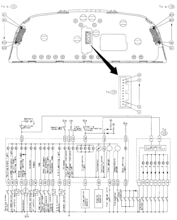 Here's the S2K gauge cluster wiring diagram to give you an idea of what I'm looking for.