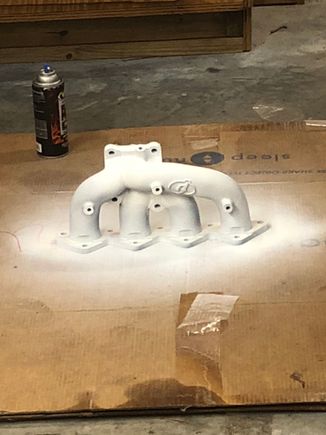 Primed with high temp paint