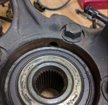 Evo 10 sensor hole.