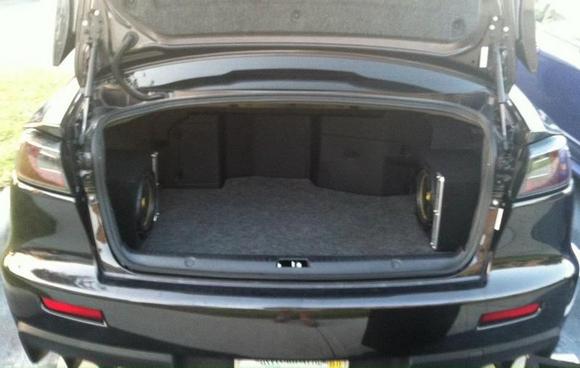 Dual 8" Kicker Subs with hidden amp
