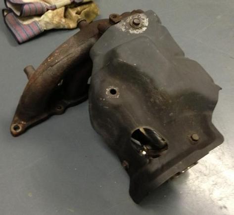 With heat shield installed.